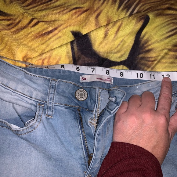 SO ultimate skinny low rise jeggings size 1 - Picture 7 of 11